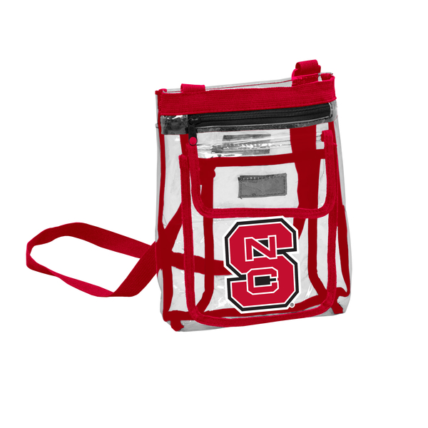 Logo Brands NC State Gameday Clear Crossbody 186-66P
